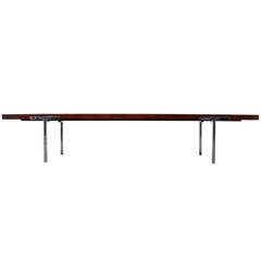 Large Milo Baughman Rosewood Cocktail Table, Circa 1970 Large Milo Baughman Rosewood Cocktail Table, Circa 1970