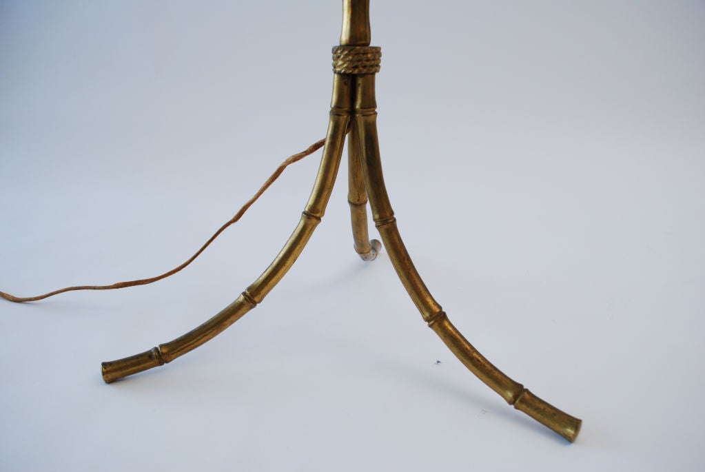 French Floor Lamp in the Manner of Bagues