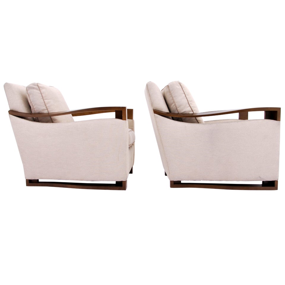 Pair of Donghia Club/Lounge Chairs