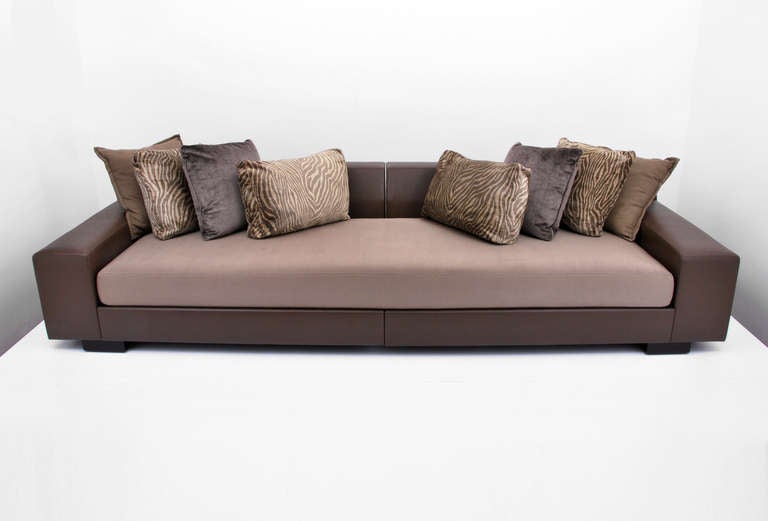 large leather sofas