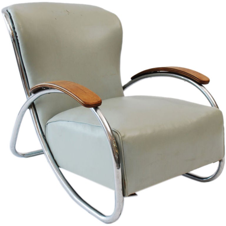 Fine & Rare  Lounge Chair by Kem Weber