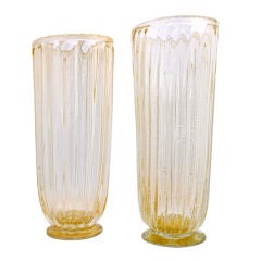 Pair of Monumental Murano Vases by Alberto Dona