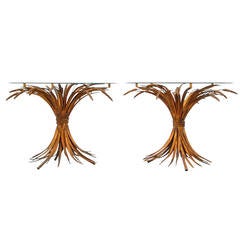 Sheaf of Wheat End Tables