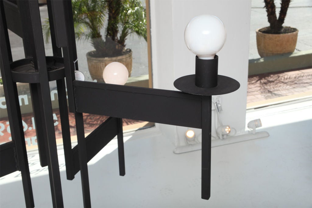 Metal Large Moderinist Chandelier
