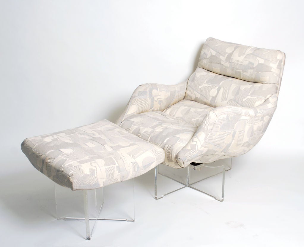 Chair/Ottoman by Vladimir Kagan