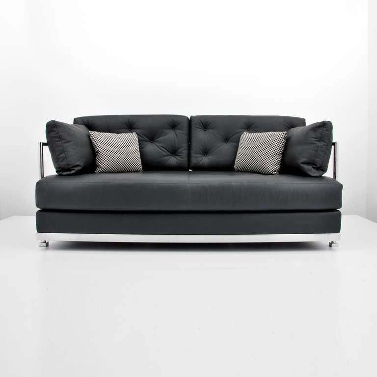 Leather Sofa by Vicente Wolf for Ralph Pucci