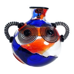 Figural Vase by Mario Badioli, Murano, Italy