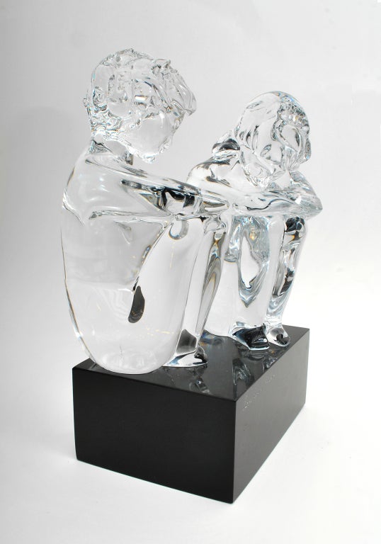 Blown Glass Large Glass Sculpture by Loredano Rosin