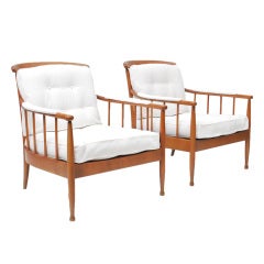 Pair of Lounge Chairs by Kerstin Horlin-Holmquist