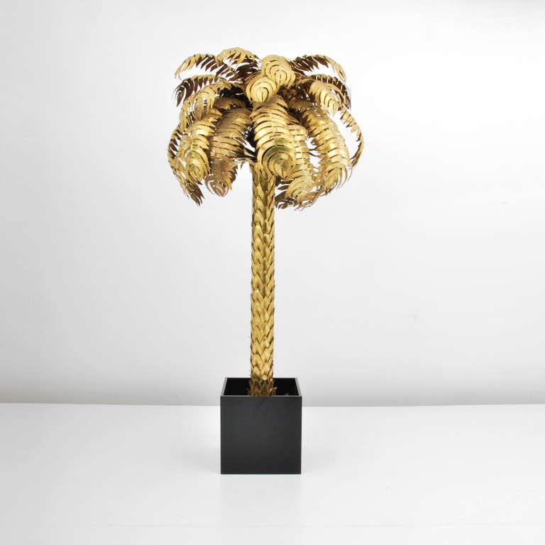 Maison Jansen Palm Tree Floor Lamp