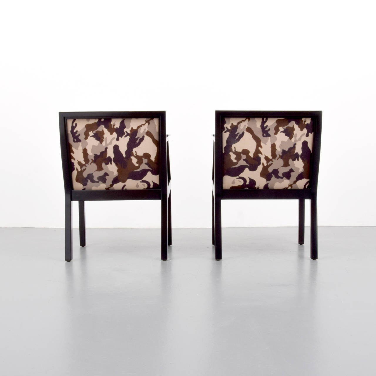 American Pair of Edward Wormley Armchairs for Dunbar