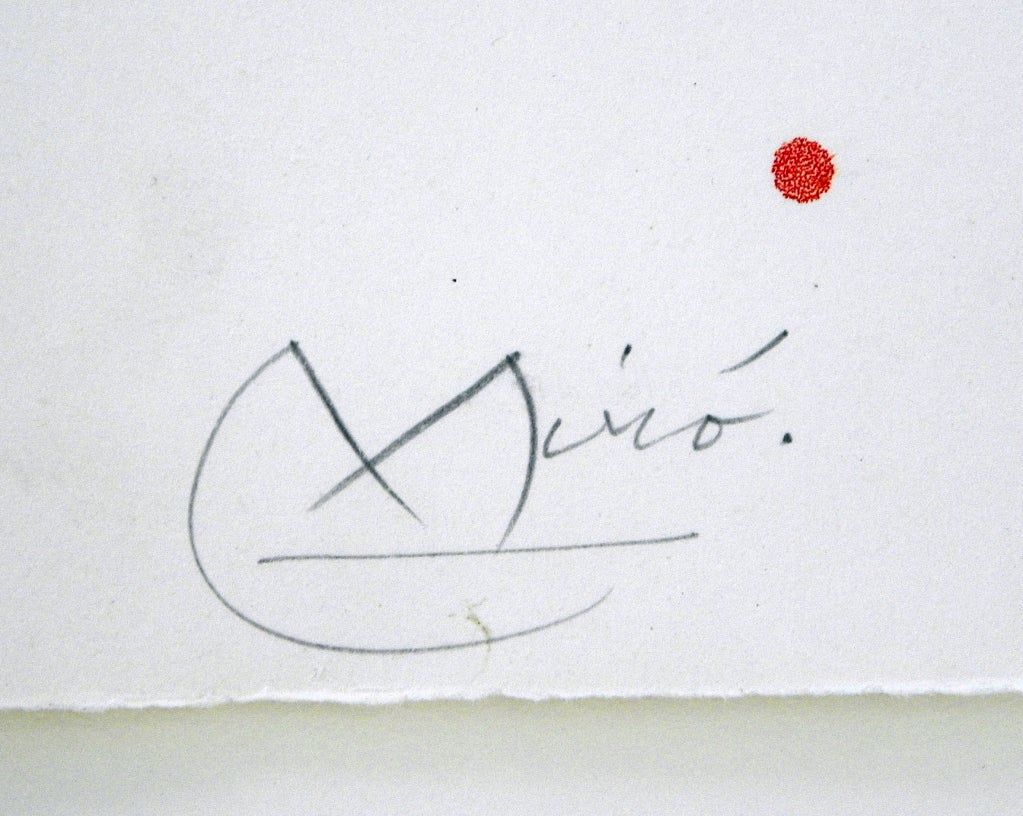Joan Miro, Plate 10 from 