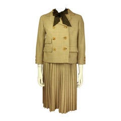 Norman Norell 1960s Three Piece Skirt Suit 11