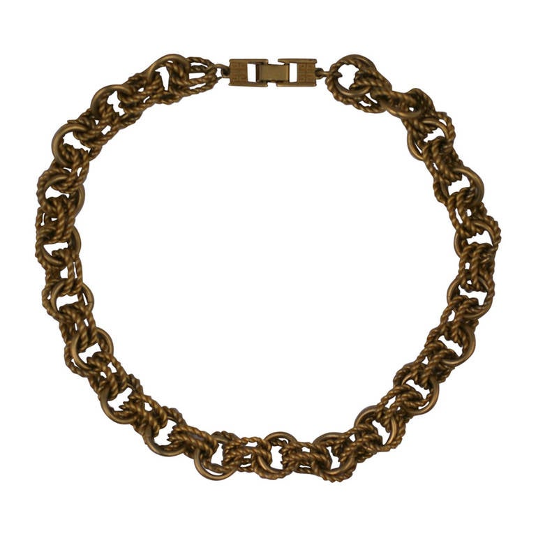 Givenchy Twist Link Chain Necklace