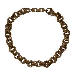 Vintage Givenchy Twist Link Chain Necklace