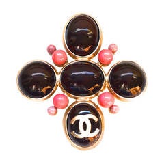Chanel Maltese Cross Pendant/ Brooch