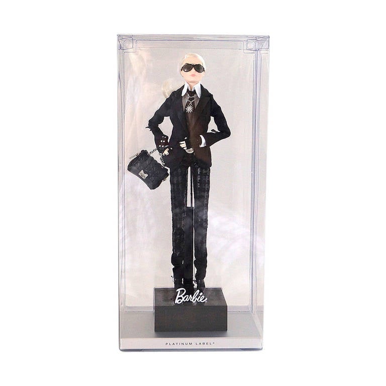 KARL LAGERFELD Barbie Doll Platinum Label LIMITED EDITION at 1stDibs