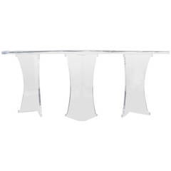 Custom Lucite Bar in the Manner of Karl Springer 7