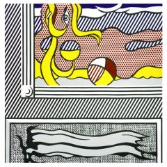 Large Roy Lichtenstein "2 Paintings: Beach Ball" Litho, e. 31/60