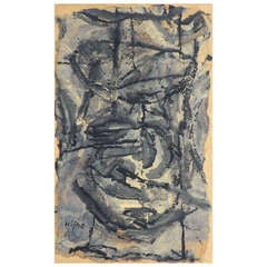 Ladislas Kijno Abstract Mixed Media, Original Work 4