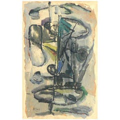 Ladislas Kijno Abstract Mixed Media, Original Work 10