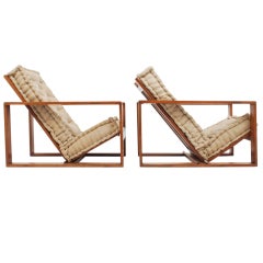 Pair of Lounge Chairs Attributed to Jean Royere