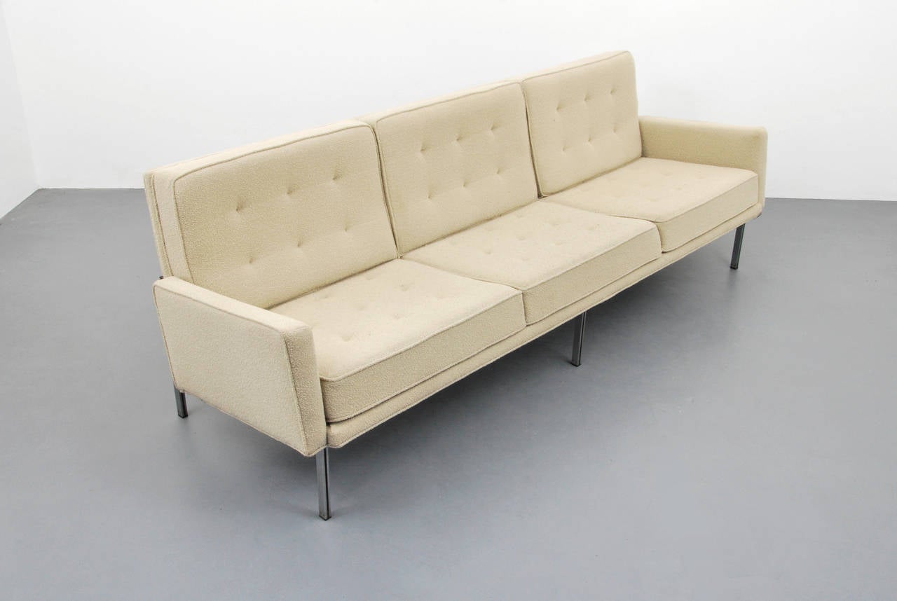 Early Florence Knoll "Parallel Bar" Sofa, Circa 1960 at 1stDibs