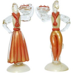 Fine & Rare Alfredo Barbini Figurines
