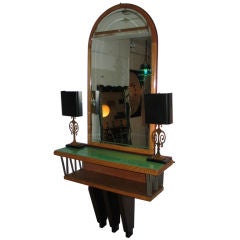 Italian mirrored console