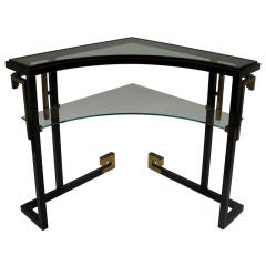 1970s French corner table by Jansen