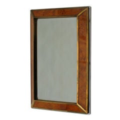 1970s  cushion framed mirror attributed to Willy Rizzo