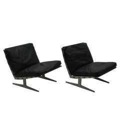 Pair of 1970's Paul Leidersdorff, Caravelle Lounge Chairs