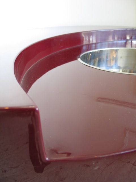 TRG Revolving coffee table by Willy Rizzo 2