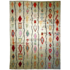 Goat Hair Kilims with Vintage Wool Knotting 9709 8
6 x 12
9