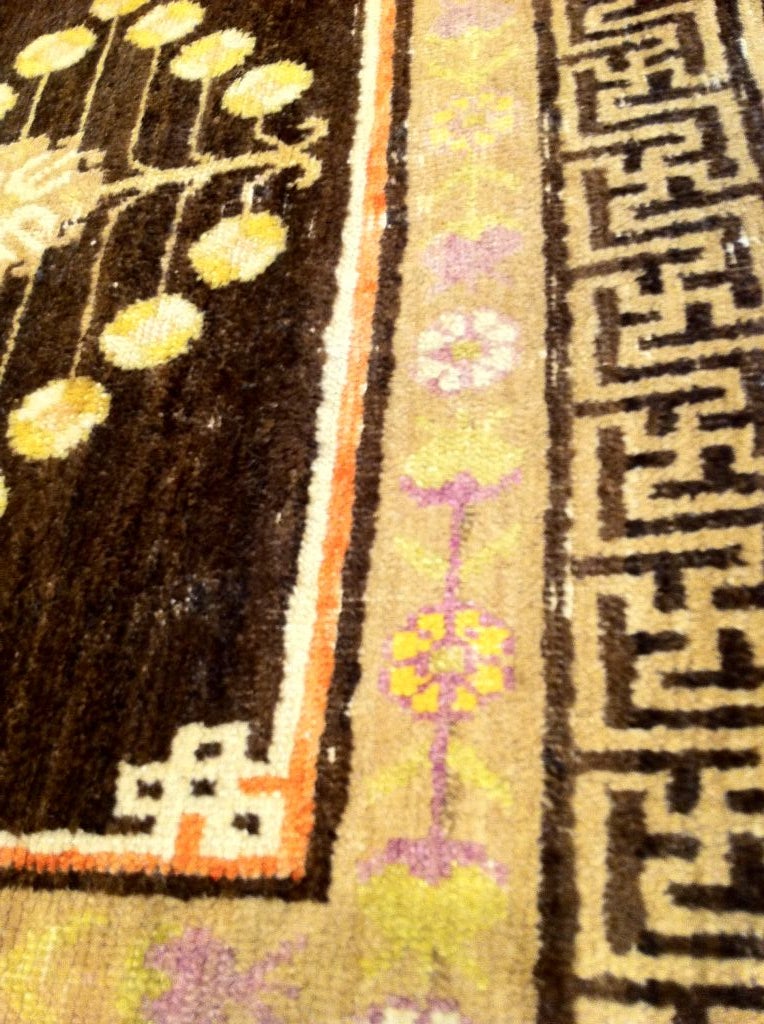 Hand-Knotted Antique Khotan