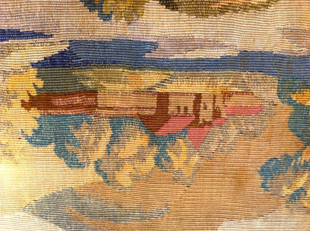 Antique French Tapestry In Excellent Condition For Sale In Los Angeles, CA