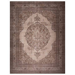 Antique Persian Tabriz Rug Haji Khalili Tabriz 1