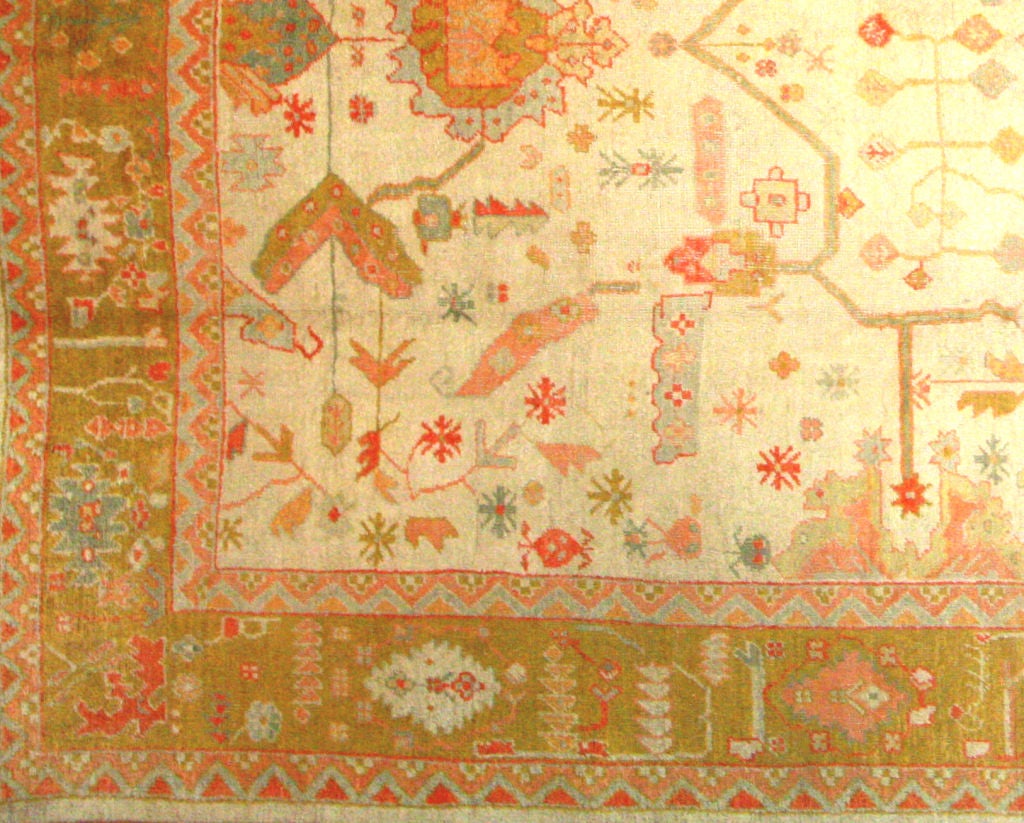 antique oushak rugs for sale