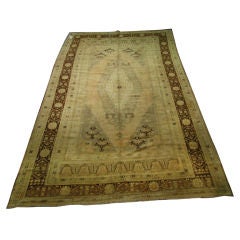Vintage Turkish Oushak 8923 6'3 x 10'10 7