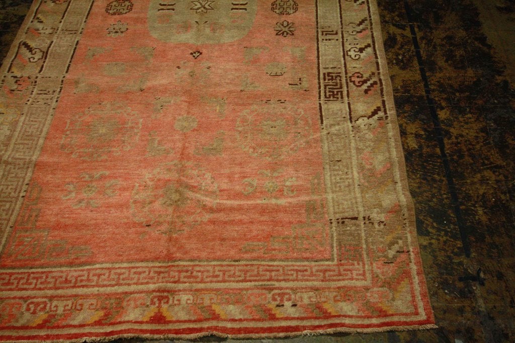 Wool Antique Samarkand Rug For Sale