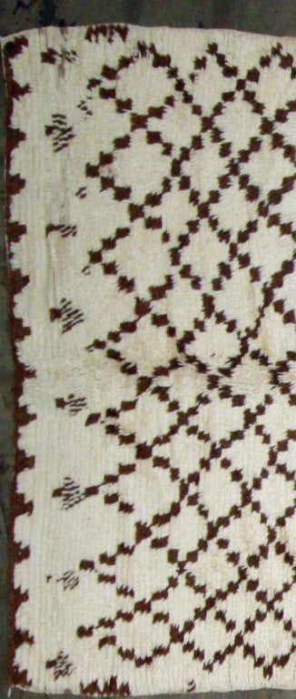 Mid-20th Century Vintage Moroccan Runner For Sale