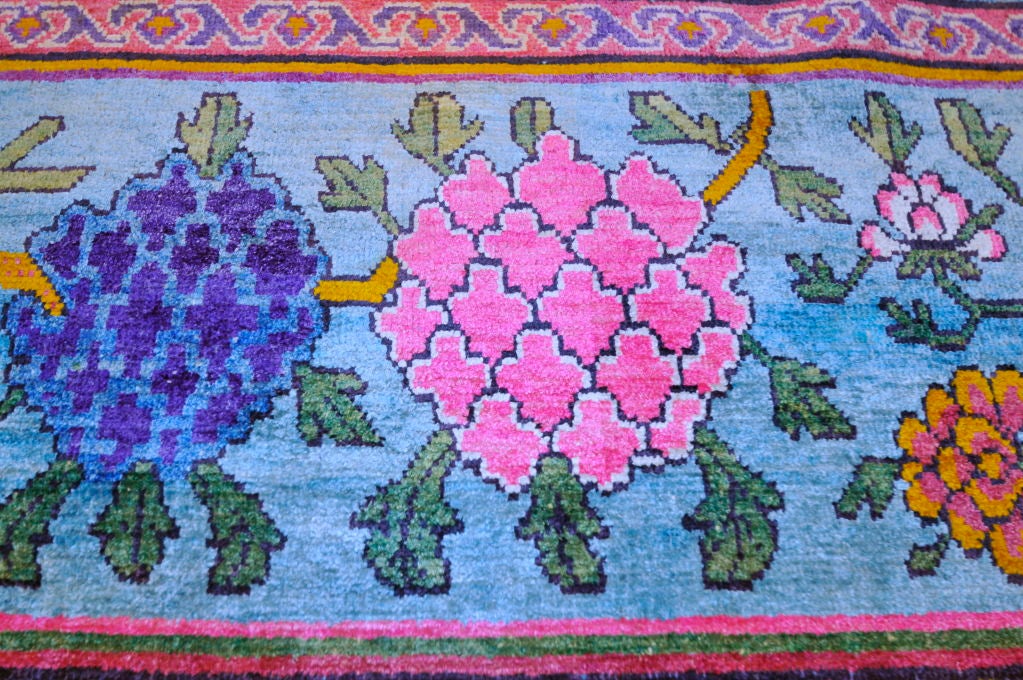 Silk Fine Antique Samarkand For Sale