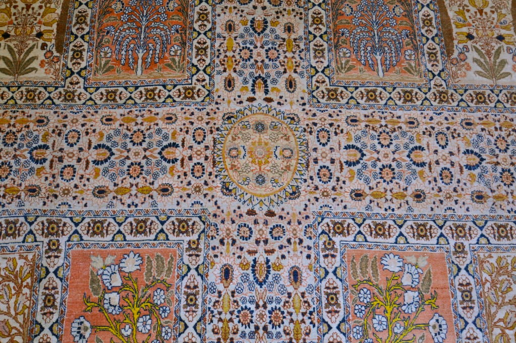 FINE ANTIQUE HADJI JALILI TABRIZ