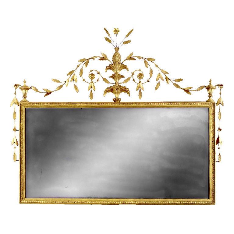 Over mantel Neo-classical Mirror