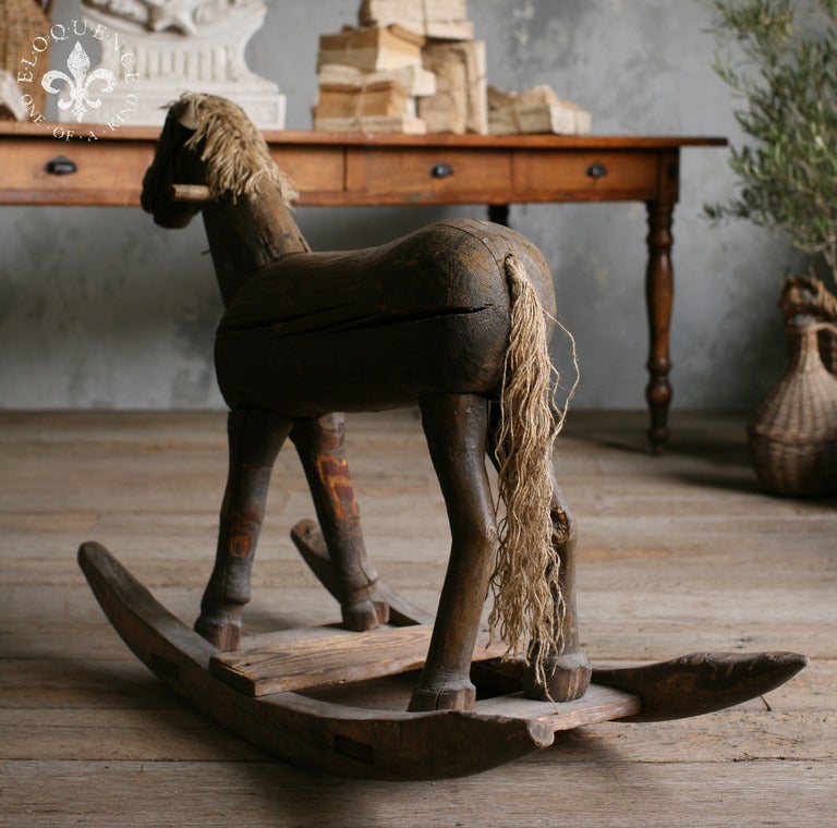 19th Century Antique Rocking Horse