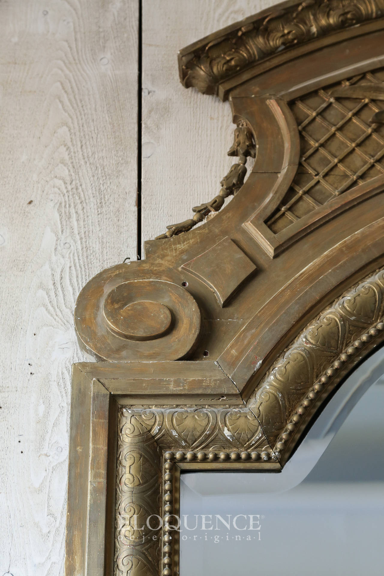 Grand Antique French Ballroom Mirror, circa 1890 In Good Condition In Los Angeles, CA