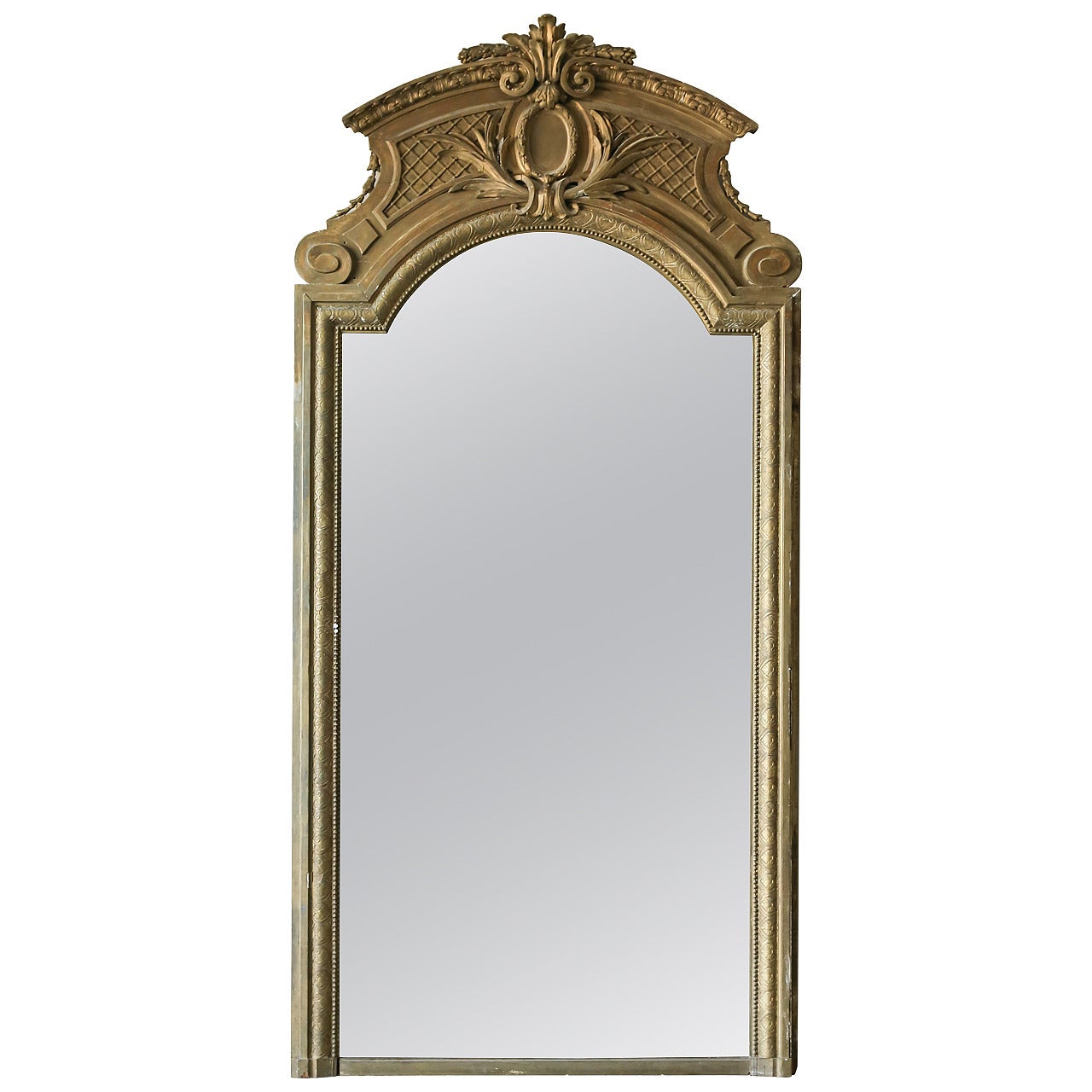 Grand Antique French Ballroom Mirror, circa 1890