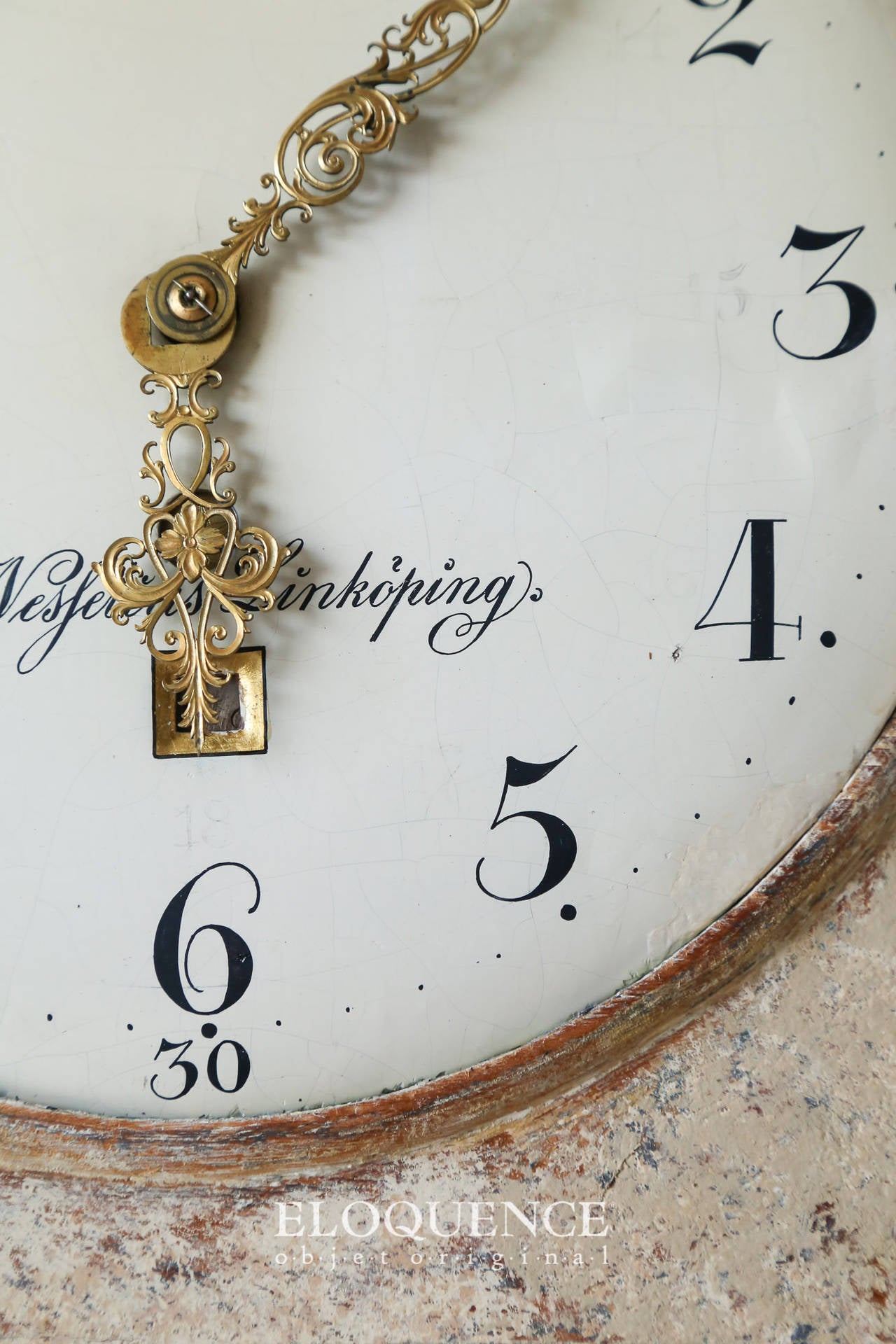 Swedish Antique Rococo Mora Clock, circa 1770