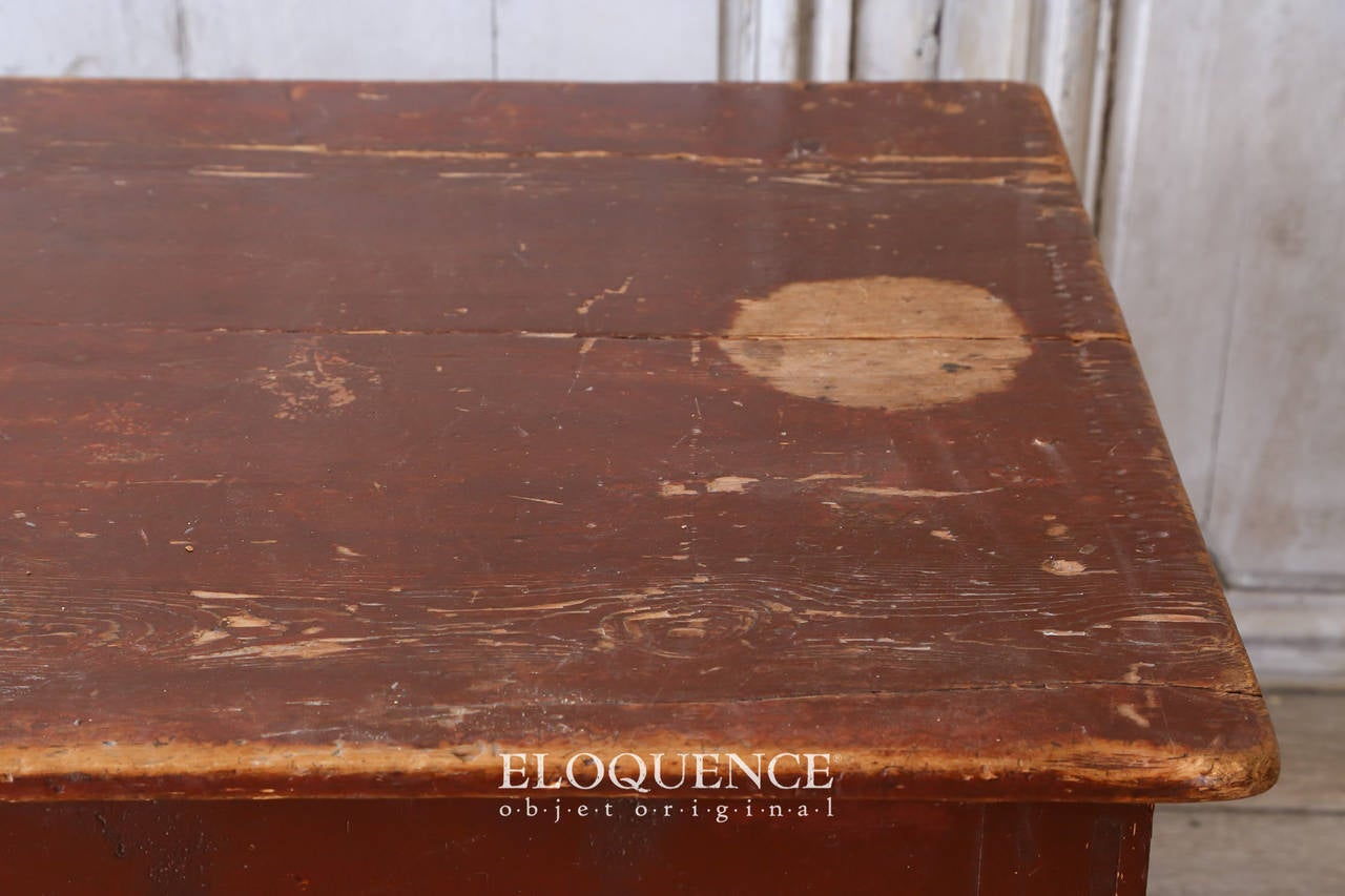 Late 19th Century Antique Provincial Dining Table, circa 1880 For Sale