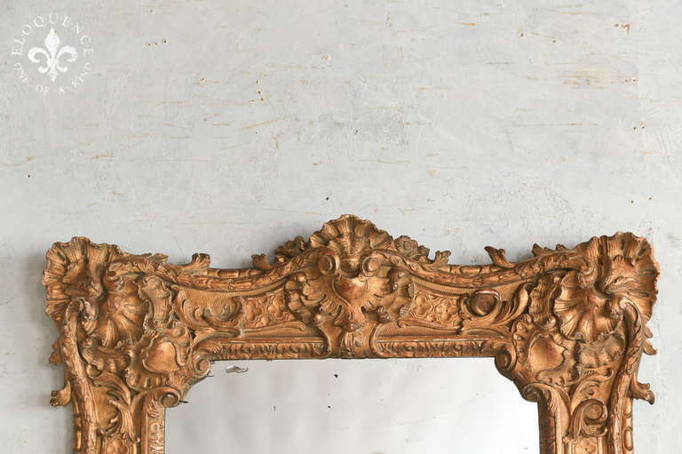 Fabulous Antique Baroque French Mirror 1